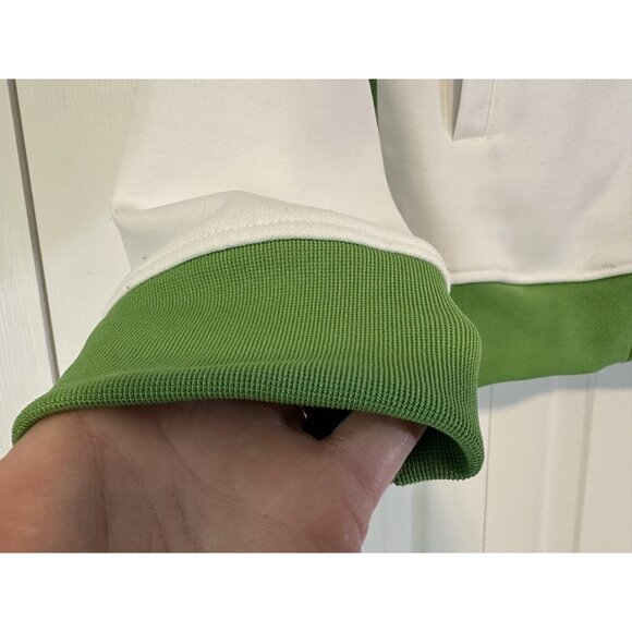 G-Unit G.Unit Varsity No 50 Cent zip track jacket white green athletic L Large - Picture 5 of 16